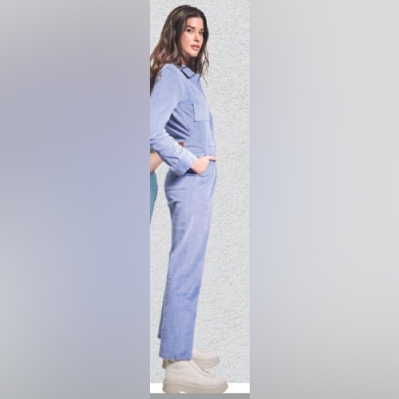 NWOT RIVET UTILITY - BigWig corduroy jumpsuit in blue - Picture 9 of 9